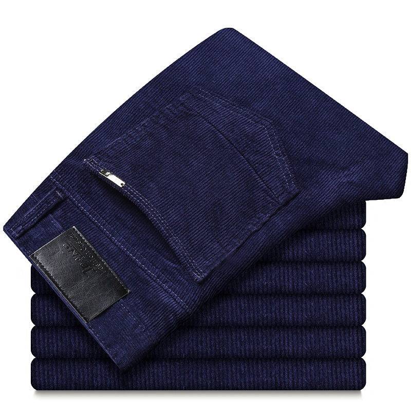 Herren Slim Fit Cordhose | Elegante Cordhose für Büro & Freizeit