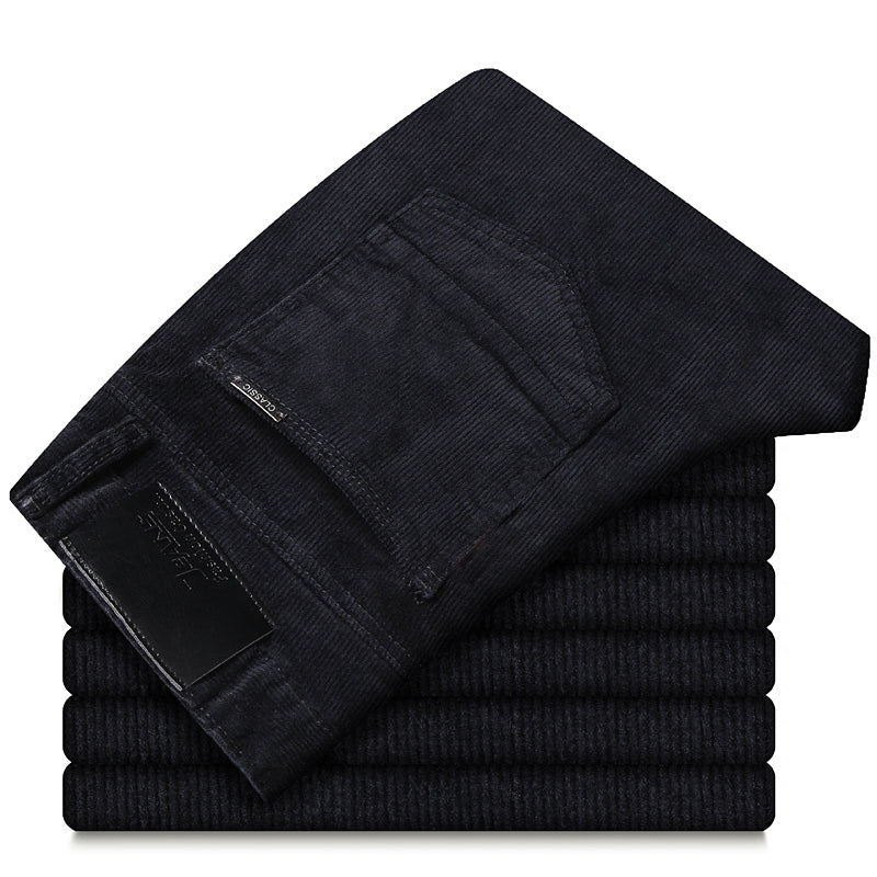 Herren Slim Fit Cordhose | Elegante Cordhose für Büro & Freizeit