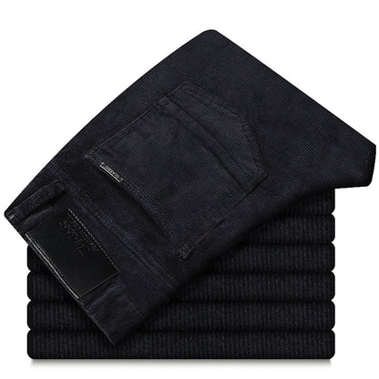 Herren Slim Fit Cordhose | Elegante Cordhose für Büro & Freizeit