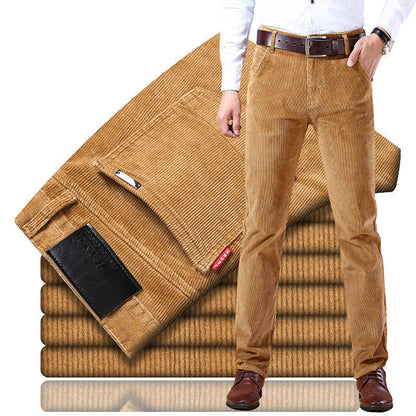 Herren Slim Fit Cordhose | Elegante Cordhose für Büro & Freizeit