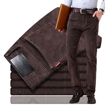 Herren Slim Fit Cordhose | Elegante Cordhose für Büro & Freizeit