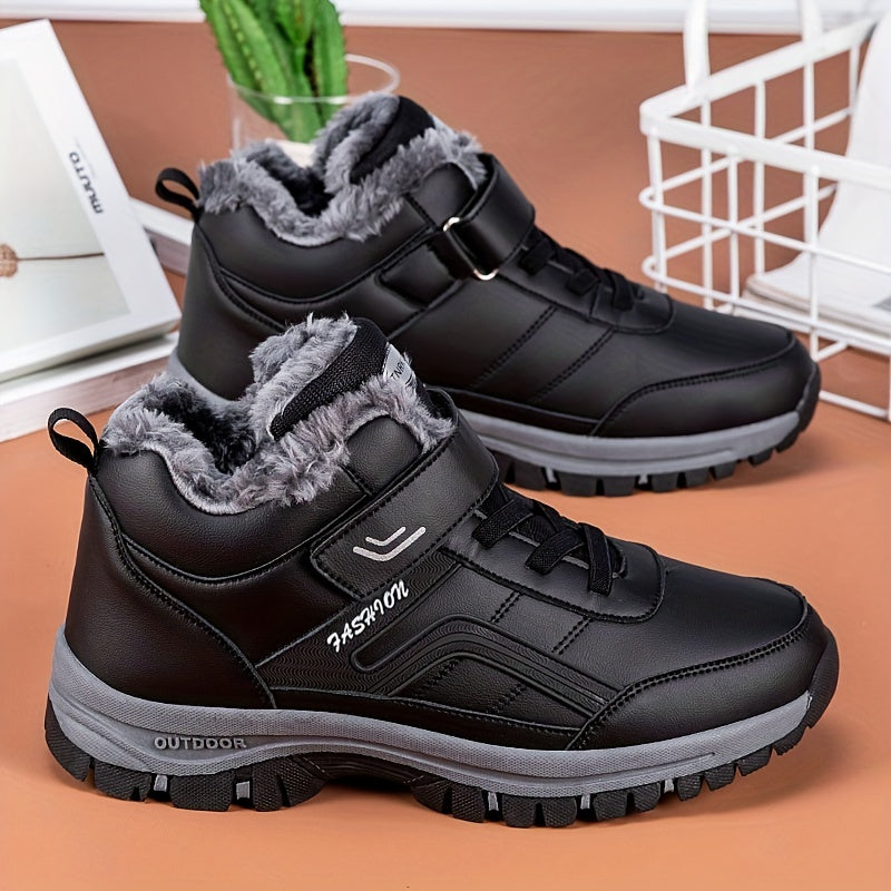 Zayden | Herren Winterstiefel im Sneaker-Stil mit Warmfutter, Mittelhoher Schnitt & Schnürung