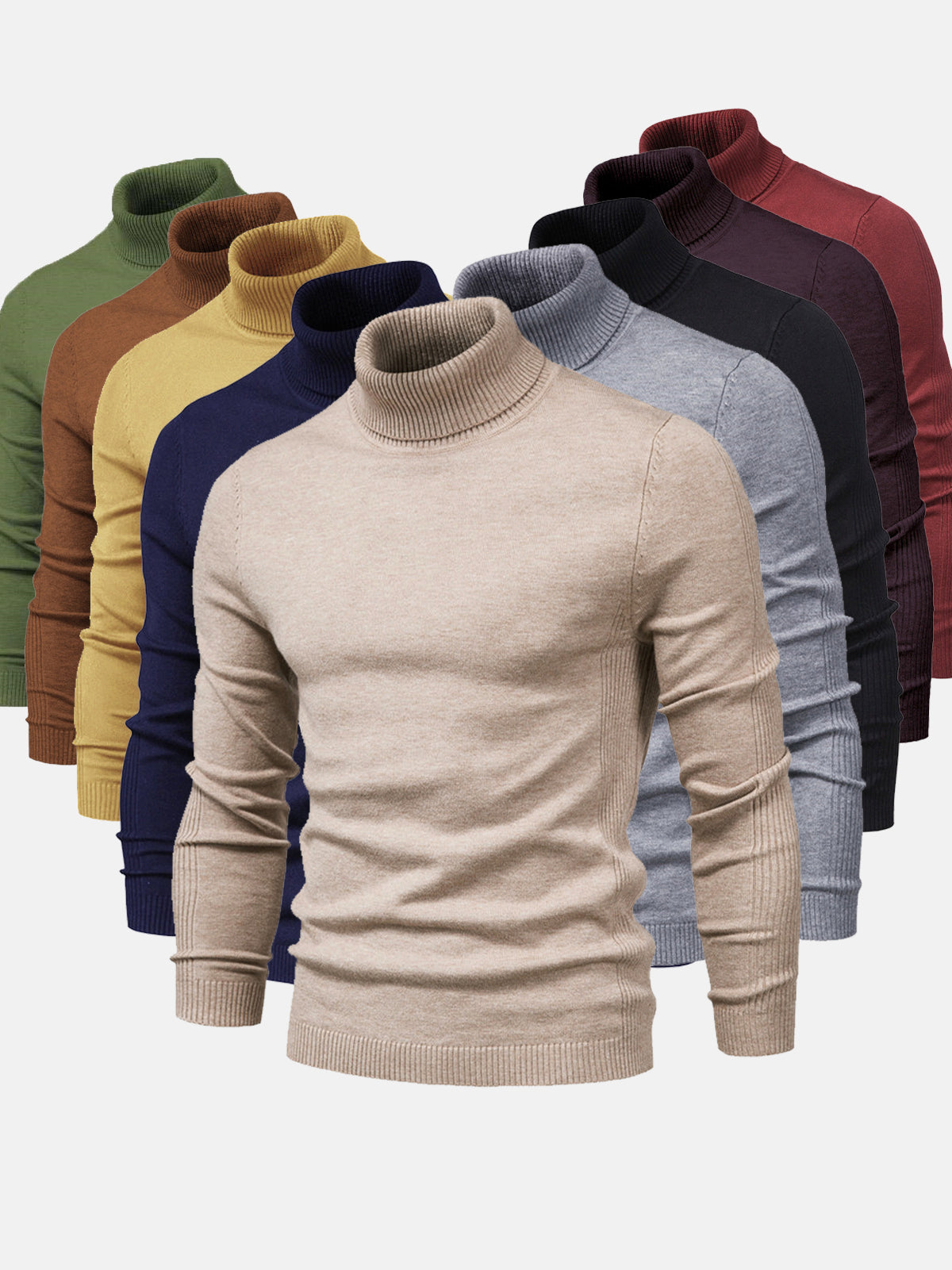 Trevor | Herren Rollkragenpullover aus Baumwolle – Eleganter Strickpullover für Alltag & Freizeit