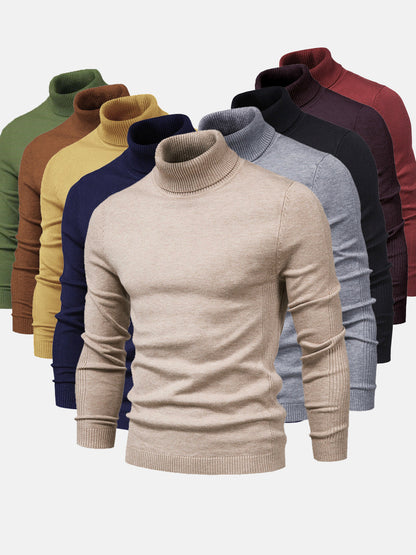 Trevor | Herren Rollkragenpullover aus Baumwolle – Eleganter Strickpullover für Alltag & Freizeit