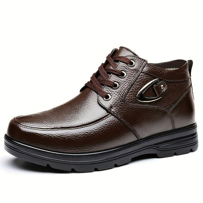 Ithiel | Herren Business Winterschuhe High-Top mit Schnürung & Gepolstertem Innenfutter