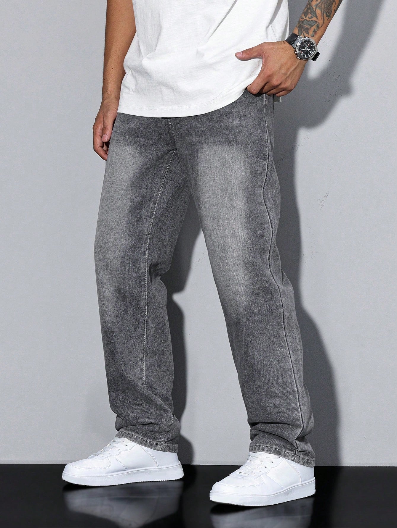 Herren Jeans mit geradem Schnitt – Zeitlos, Komfortabel & Vielseitig