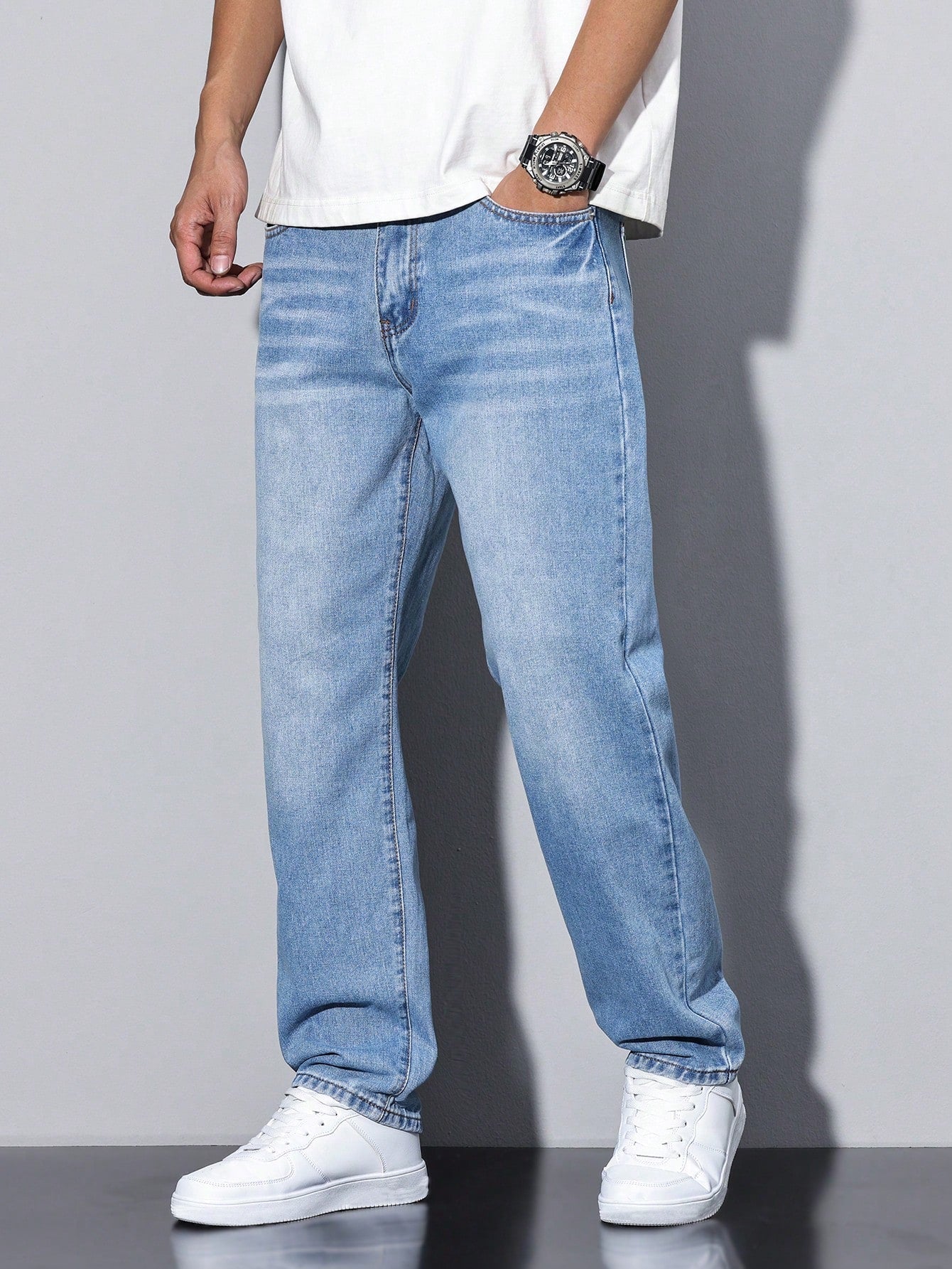 Herren Jeans mit geradem Schnitt – Zeitlos, Komfortabel & Vielseitig