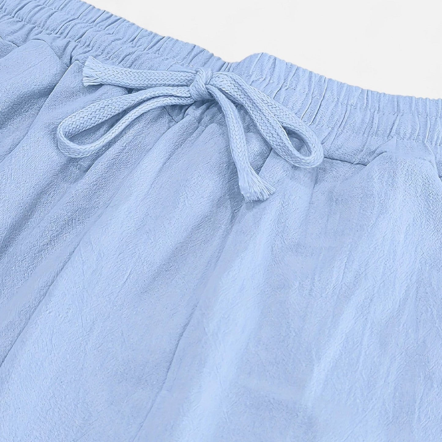 Lian | Herren Leinenhose mit Kordelzug – Lockerer Schnitt & Elastischer Bund für Sommer und Herbst