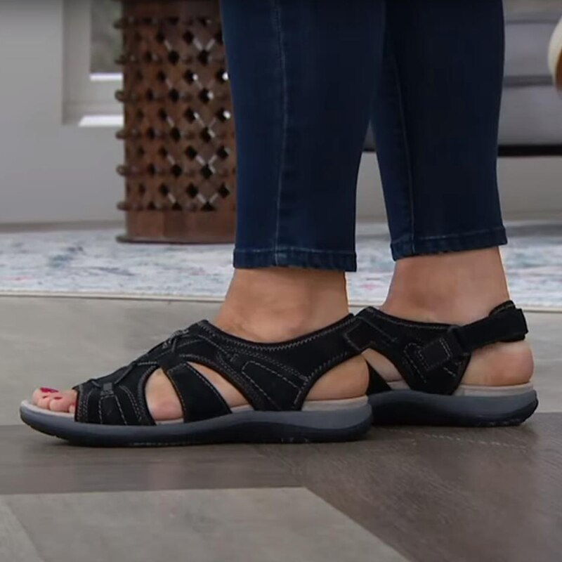 Damen Komfort-Sandalen mit offener Passform – Bequem, Luftig & Vielseitig