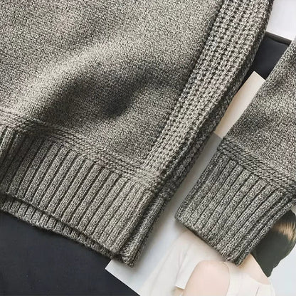 Herren Strickpullover mit Ellbogenpatches | Klassischer Stil trifft auf langlebigen Komfort