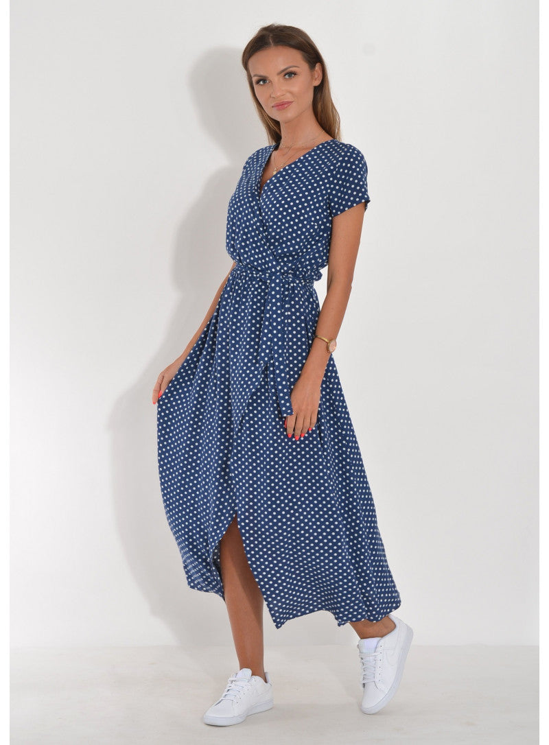 Wickel-Midikleid mit V-Ausschnitt – Feminin, Leicht & Sommerlich