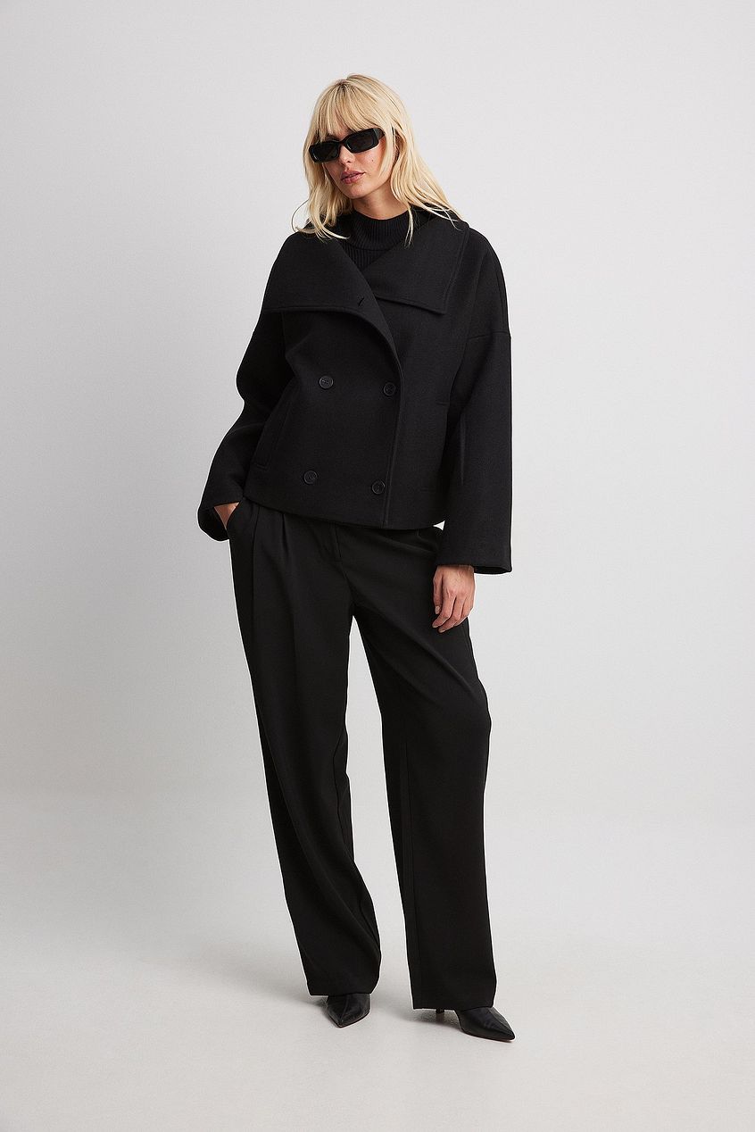 Short Trenchcoat Damen | Eleganter Kurzmantel Doppelreihig für stilvolle Looks