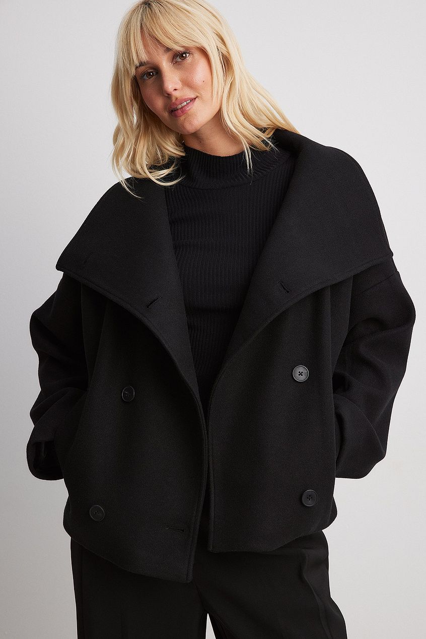 Short Trenchcoat Damen | Eleganter Kurzmantel Doppelreihig für stilvolle Looks