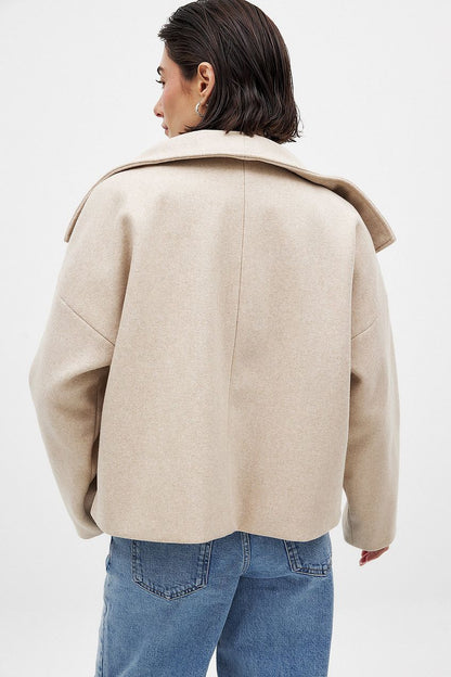 Short Trenchcoat Damen | Eleganter Kurzmantel Doppelreihig für stilvolle Looks