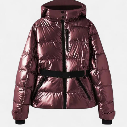 Damen Steppjacke mit Kapuze & Tailliertem Schnitt – Warm, Funktional & Feminin