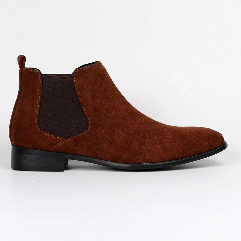 Quillan | Herren Chelsea Boots mit Spitz zulaufender Form & Elastischem Slip-On Design