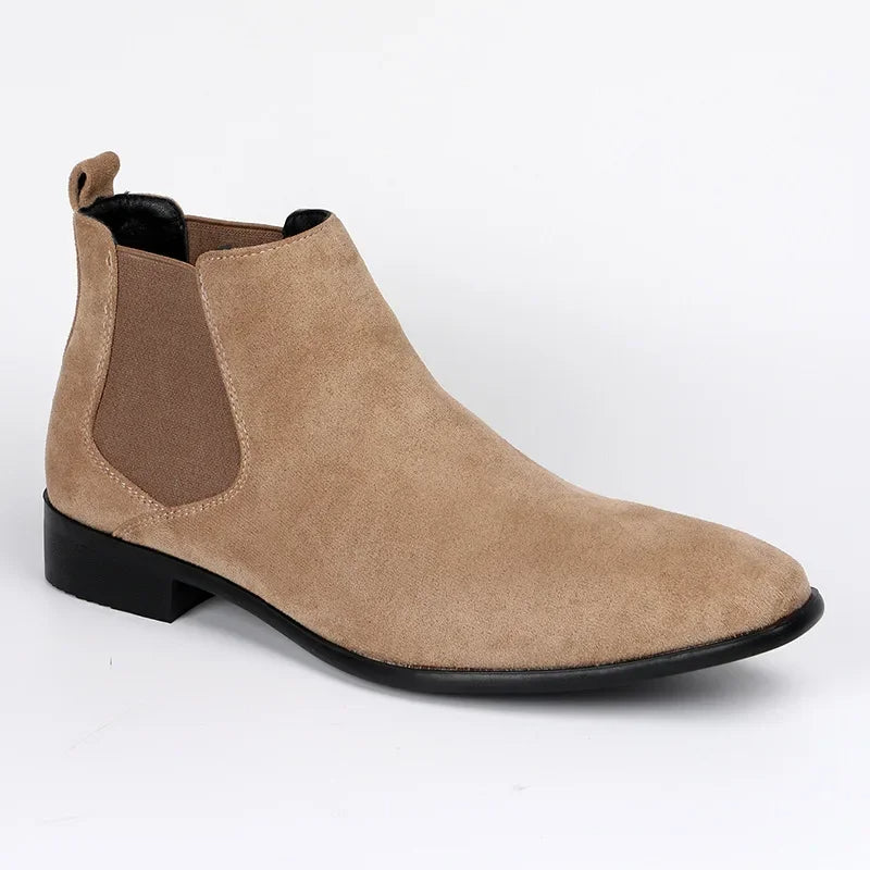 Quillan | Herren Chelsea Boots mit Spitz zulaufender Form & Elastischem Slip-On Design