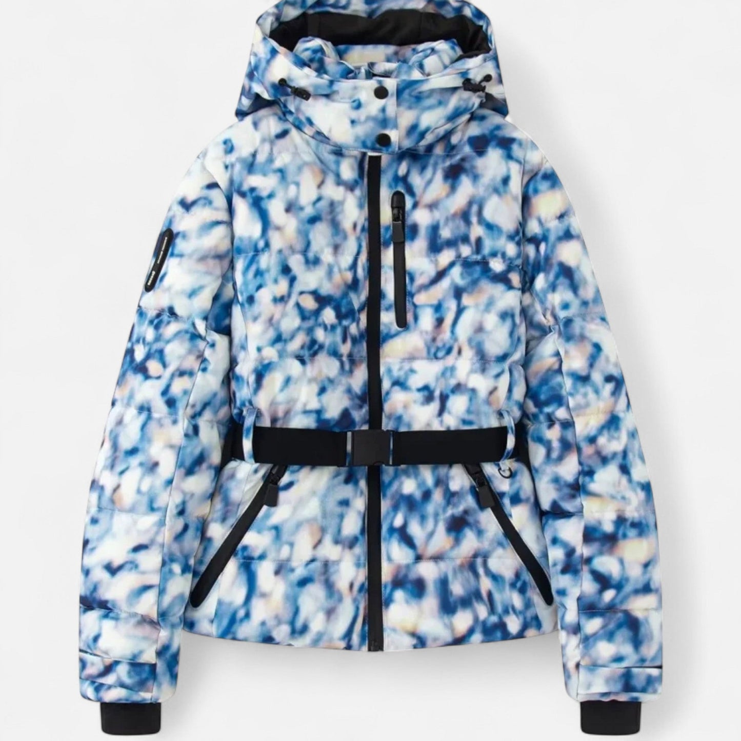 Damen Steppjacke mit Kapuze & Tailliertem Schnitt – Warm, Funktional & Feminin