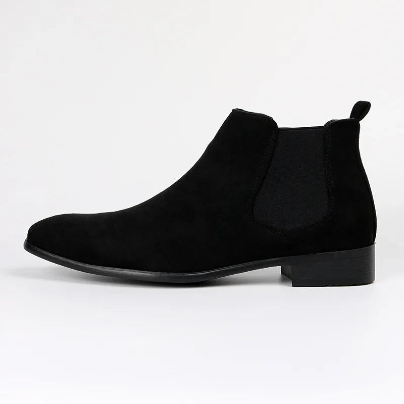 Quillan | Herren Chelsea Boots mit Spitz zulaufender Form & Elastischem Slip-On Design
