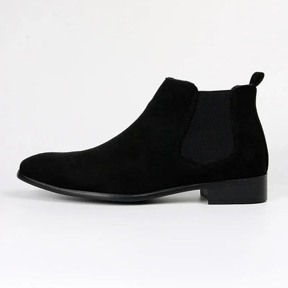 Quillan | Herren Chelsea Boots mit Spitz zulaufender Form & Elastischem Slip-On Design