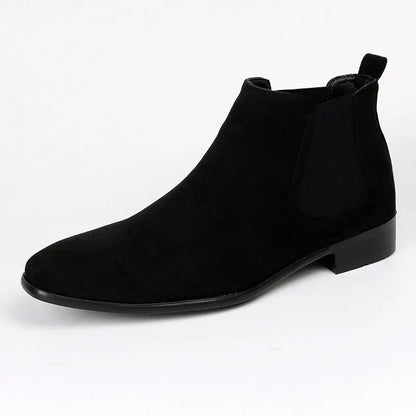 Quillan | Herren Chelsea Boots mit Spitz zulaufender Form & Elastischem Slip-On Design