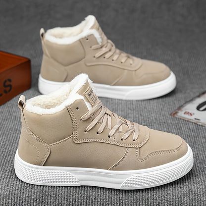 Galvian | Herren High-Cut Winterschuhe mit Schnürung & Warmfutter