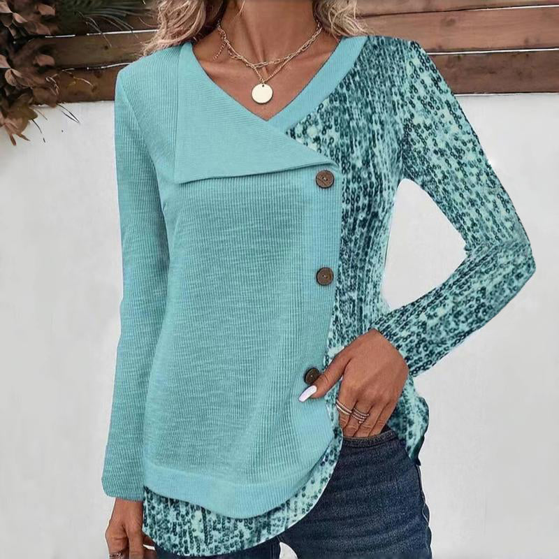 Edlynne | Asymmetrischer Damen-Cardigan mit Knöpfen