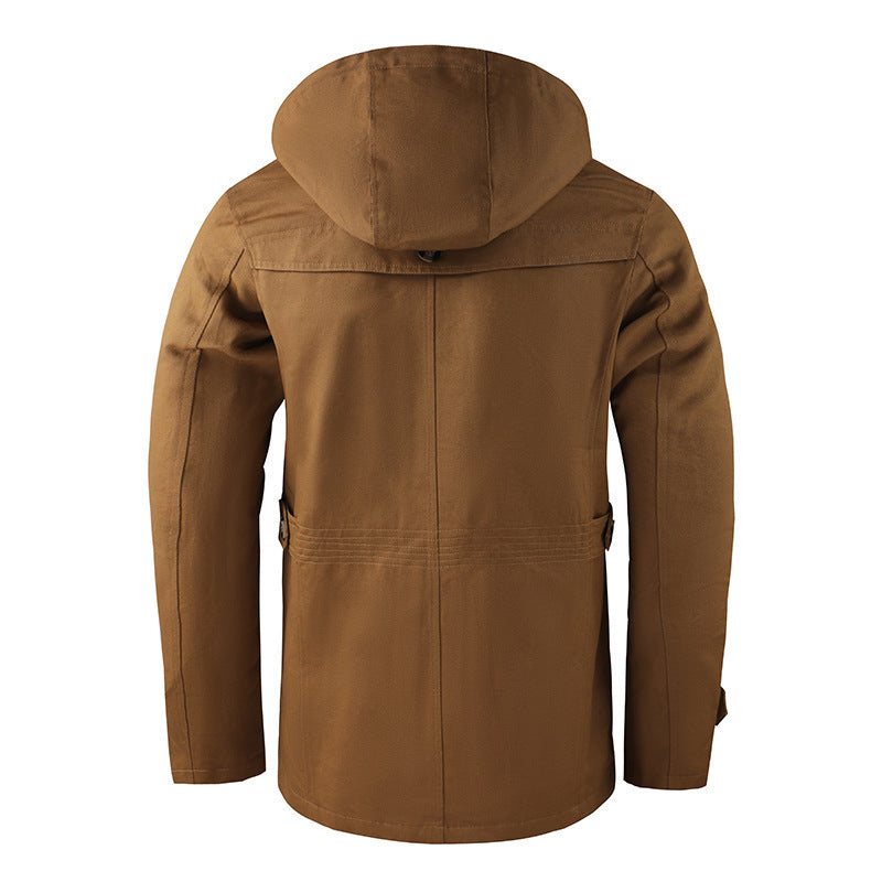 Funktionale Herren Winterjacke mit Kapuze – Warm, Wetterfest & Alltagstauglich