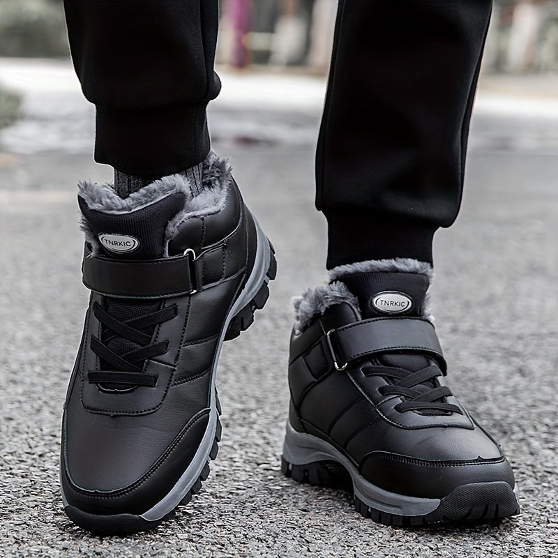 Zayden | Herren Winterstiefel im Sneaker-Stil mit Warmfutter, Mittelhoher Schnitt & Schnürung