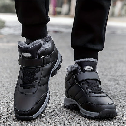 Zayden | Herren Winterstiefel im Sneaker-Stil mit Warmfutter, Mittelhoher Schnitt & Schnürung