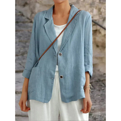 Leichter Blazer mit Reverskragen – Lässig, Elegant & Vielseitig
