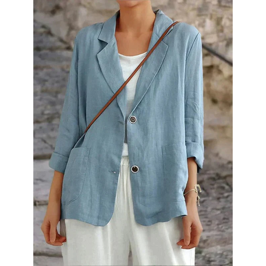 Leichter Blazer mit Reverskragen – Lässig, Elegant & Vielseitig