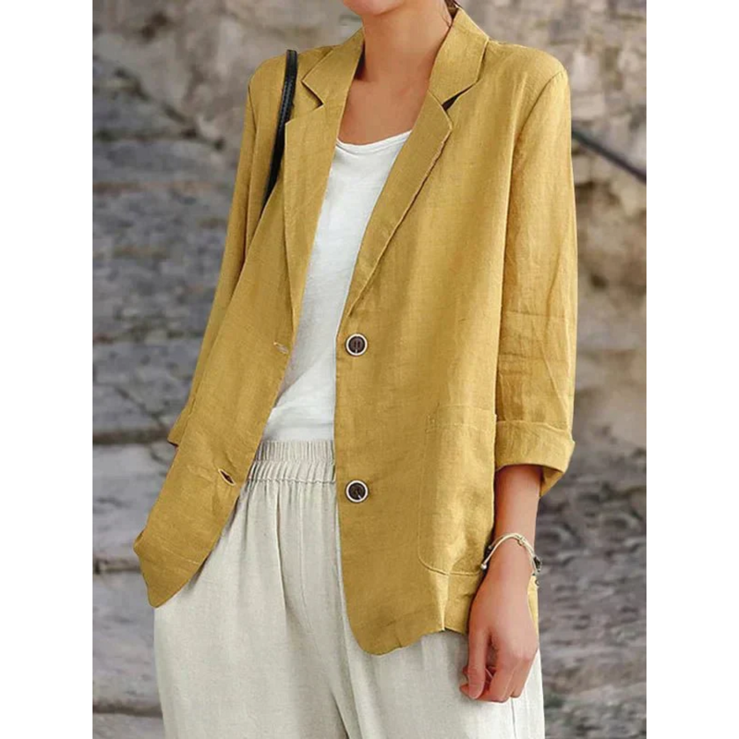 Leichter Blazer mit Reverskragen – Lässig, Elegant & Vielseitig