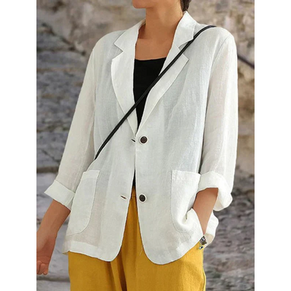 Leichter Blazer mit Reverskragen – Lässig, Elegant & Vielseitig
