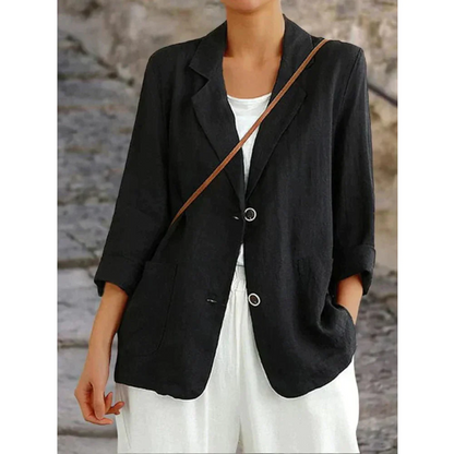 Leichter Blazer mit Reverskragen – Lässig, Elegant & Vielseitig