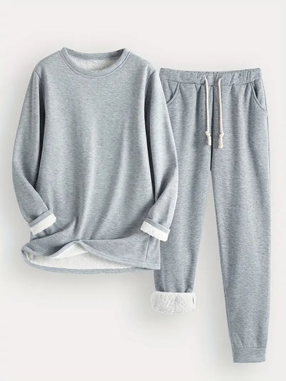 Kuscheliges Damen Lounge-Set mit Fleece | Warm & Relaxed