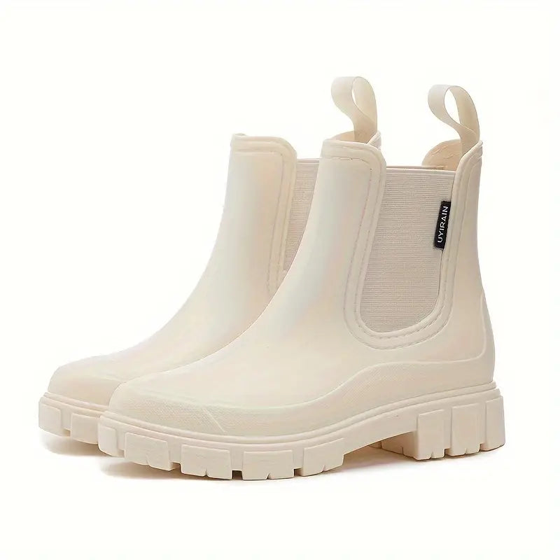 Damen Chelsea Boots mit Robuster Profilsohle | Stylischer Alltagsbegleiter für Komfort & Halt