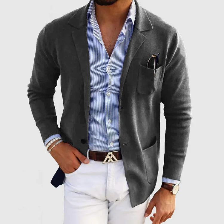 Leinenblazer mit Reverskragen – Modern, Leicht & Vielseitig