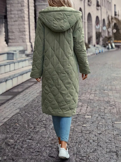 Hilmarie | Damen Daunenmantel mit Kapuze | Gepolstertes Winterdesign