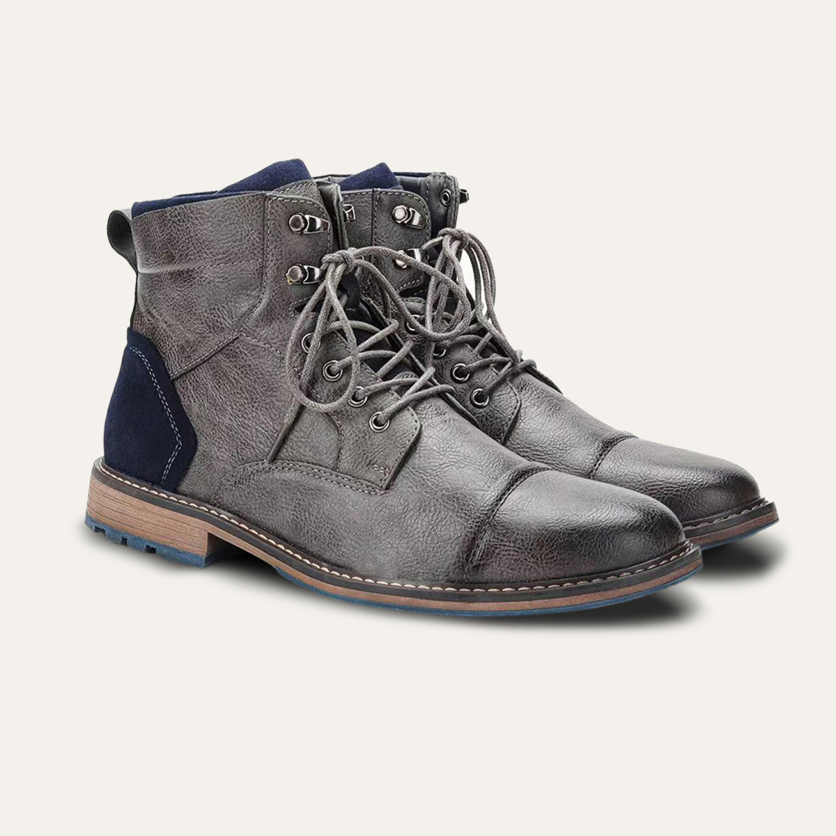 Herren Lederstiefel | Vintage Ankle Boots für Alltag & Outdoor