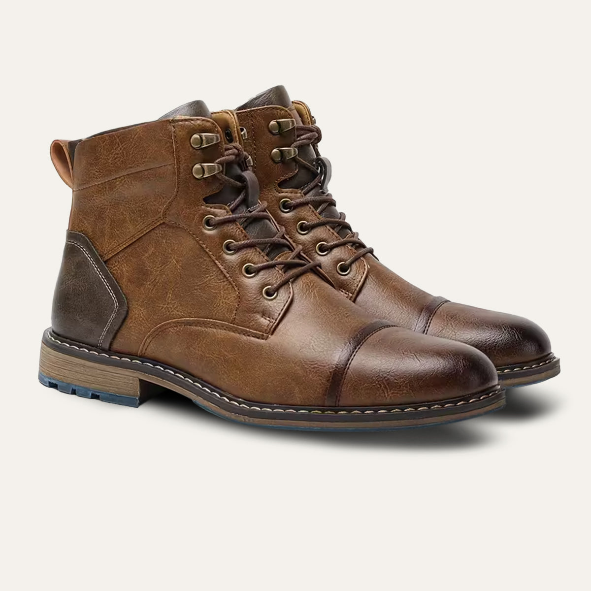 Herren Lederstiefel | Vintage Ankle Boots für Alltag & Outdoor