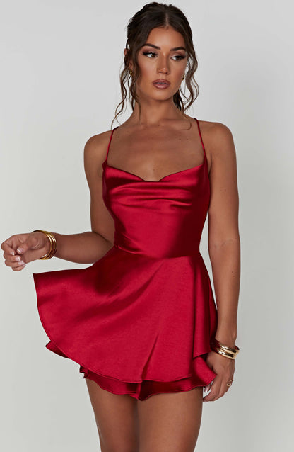 Satin-Minikleid – Eleganz, Glanz & Femininer Stil