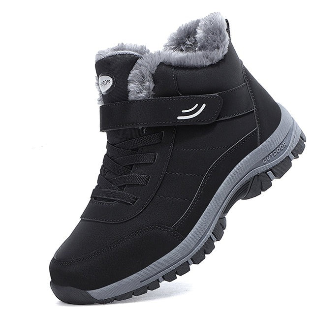 Gepolsterte Herren Winterboots mit Profilsohle – Warm, Robust & Sicher