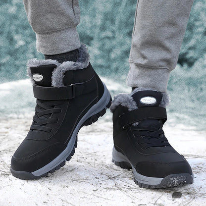 Gepolsterte Herren Winterboots mit Profilsohle – Warm, Robust & Sicher