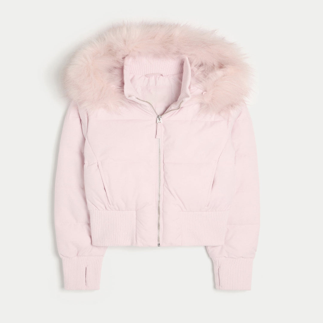 Damen Wattierte Übergangsjacke mit Kapuze – Warme Steppjacke für Alltag und kühle Tage