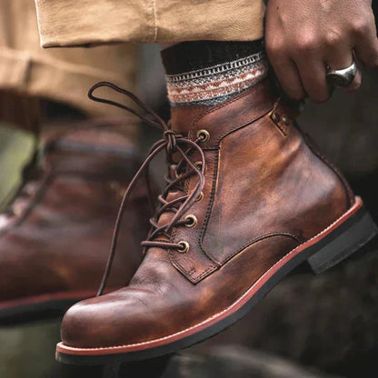 Chadwick | Herren Vintage Schnürstiefeletten mit robustem Design & zeitlosem Look