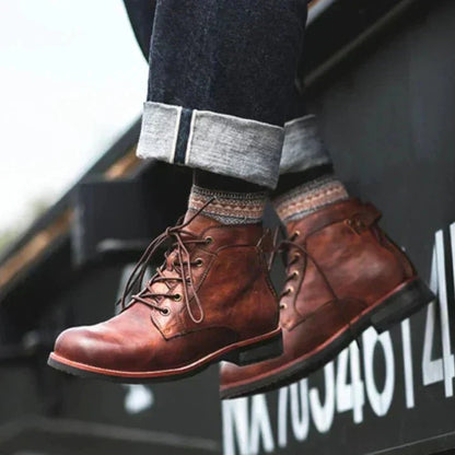 Chadwick | Herren Vintage Schnürstiefeletten mit robustem Design & zeitlosem Look