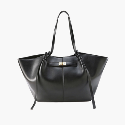 Damen Umhängetasche mit Drehverschluss – Geräumige Handtasche für Alltag, Arbeit und City-Looks