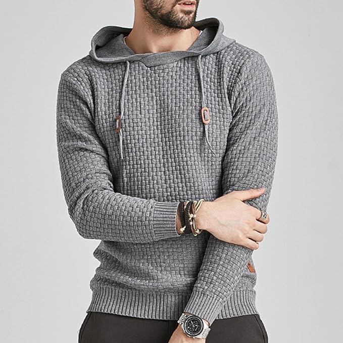 Urban Strukt Hoodie | Herren Kapuzenpullover mit Struktur & Modernem Schnitt | Stylisch, Bequem & Vielseitig