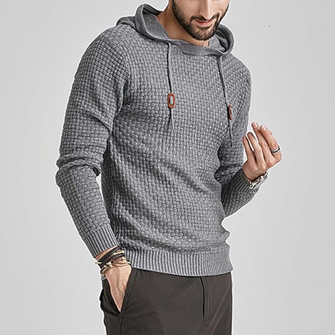 Urban Strukt Hoodie | Herren Kapuzenpullover mit Struktur & Modernem Schnitt | Stylisch, Bequem & Vielseitig